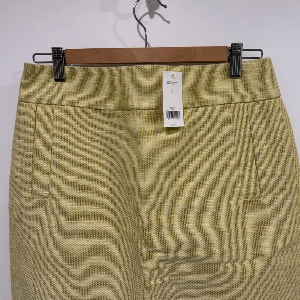 Banana Republic Lemon Yellow Pencil Skirt - Picture 2 of 9